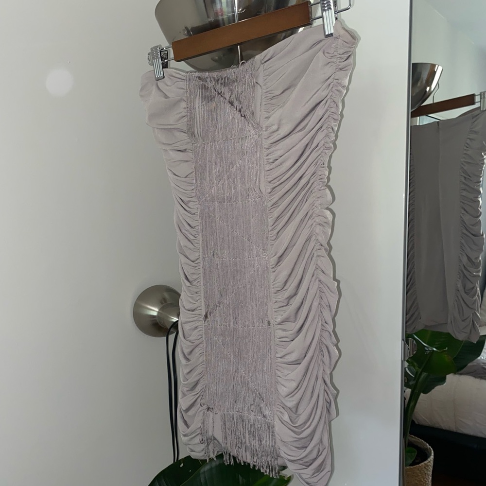BCBG Strapless Bodycon Dress Size S!